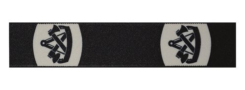 Hosenträger zum Knöpfen Zimmermann, 36 mm, schwarz, V-Form, Lederpatten